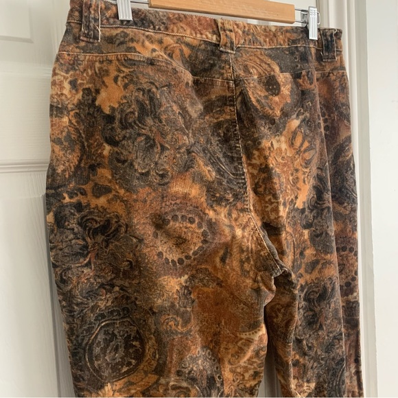 St. John’s Bay Patterned Corduroy Pants - Picture 6 of 12